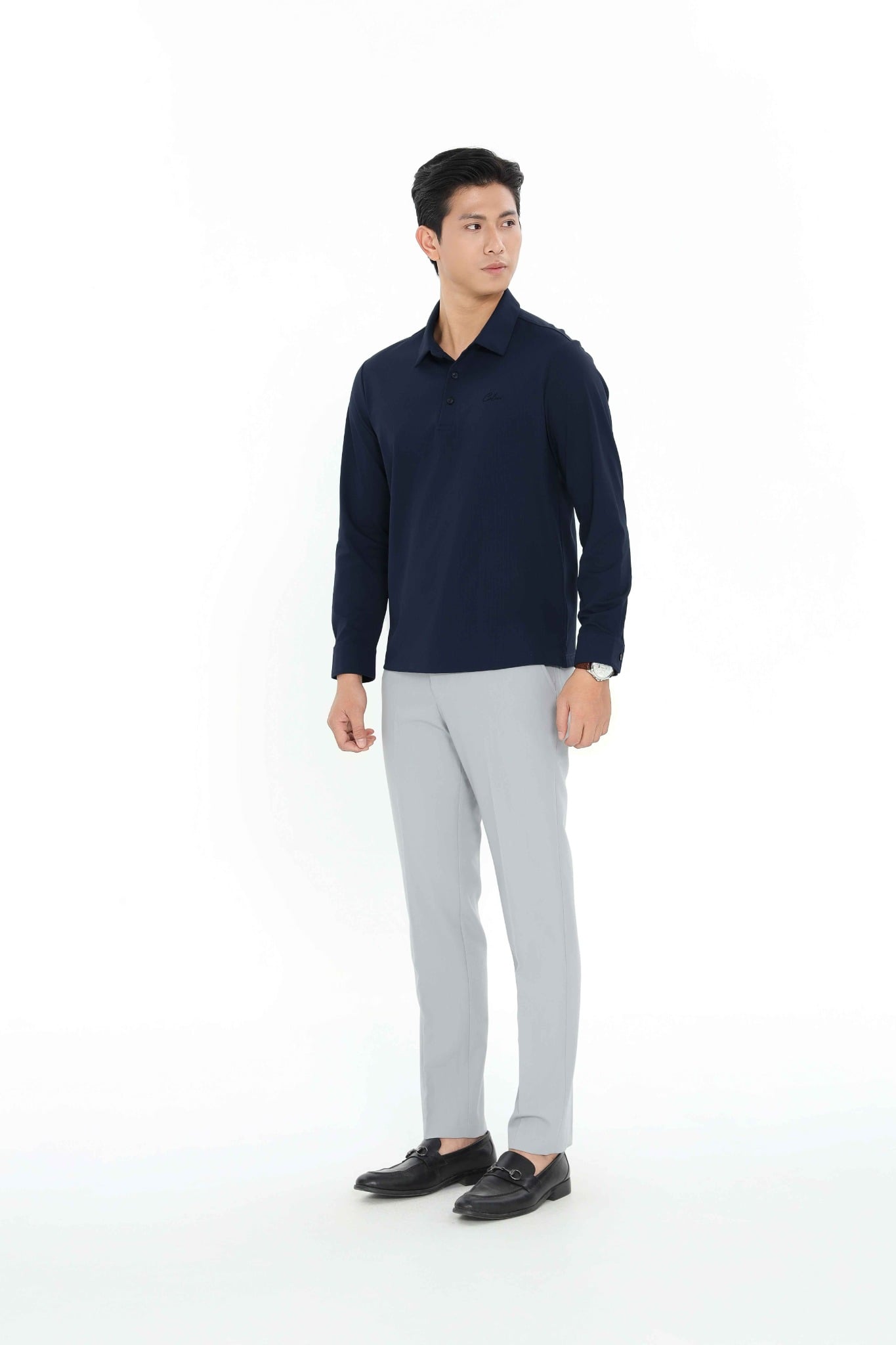 Áo Polo nam dài tay CALUCI MPL501R