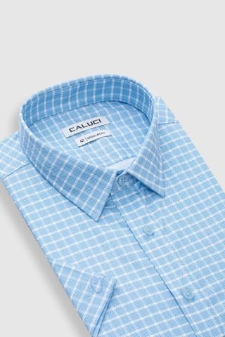 Áo sơ mi nam ngắn tay CALUCI MSS6372R