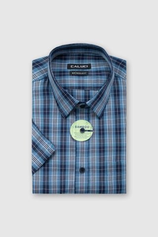 Áo sơ mi nam ngắn tay CALUCI MSS6367R