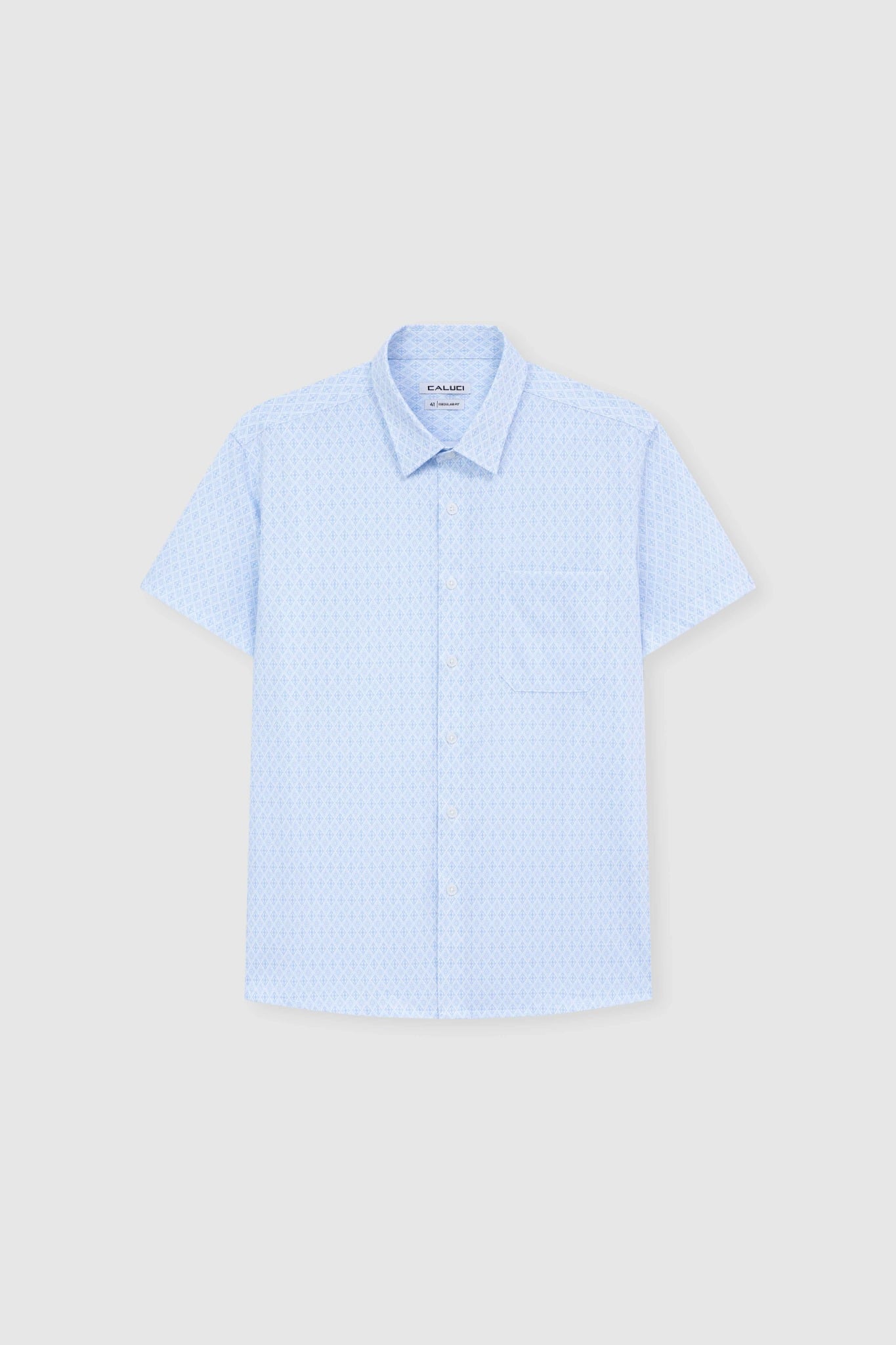 Áo sơ mi nam ngắn tay CALUCI MSS6375R