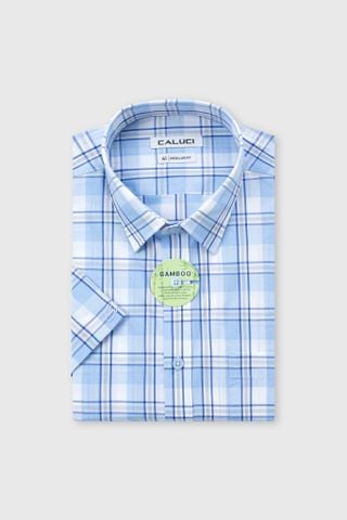 Áo sơ mi nam ngắn tay CALUCI MSS6364R