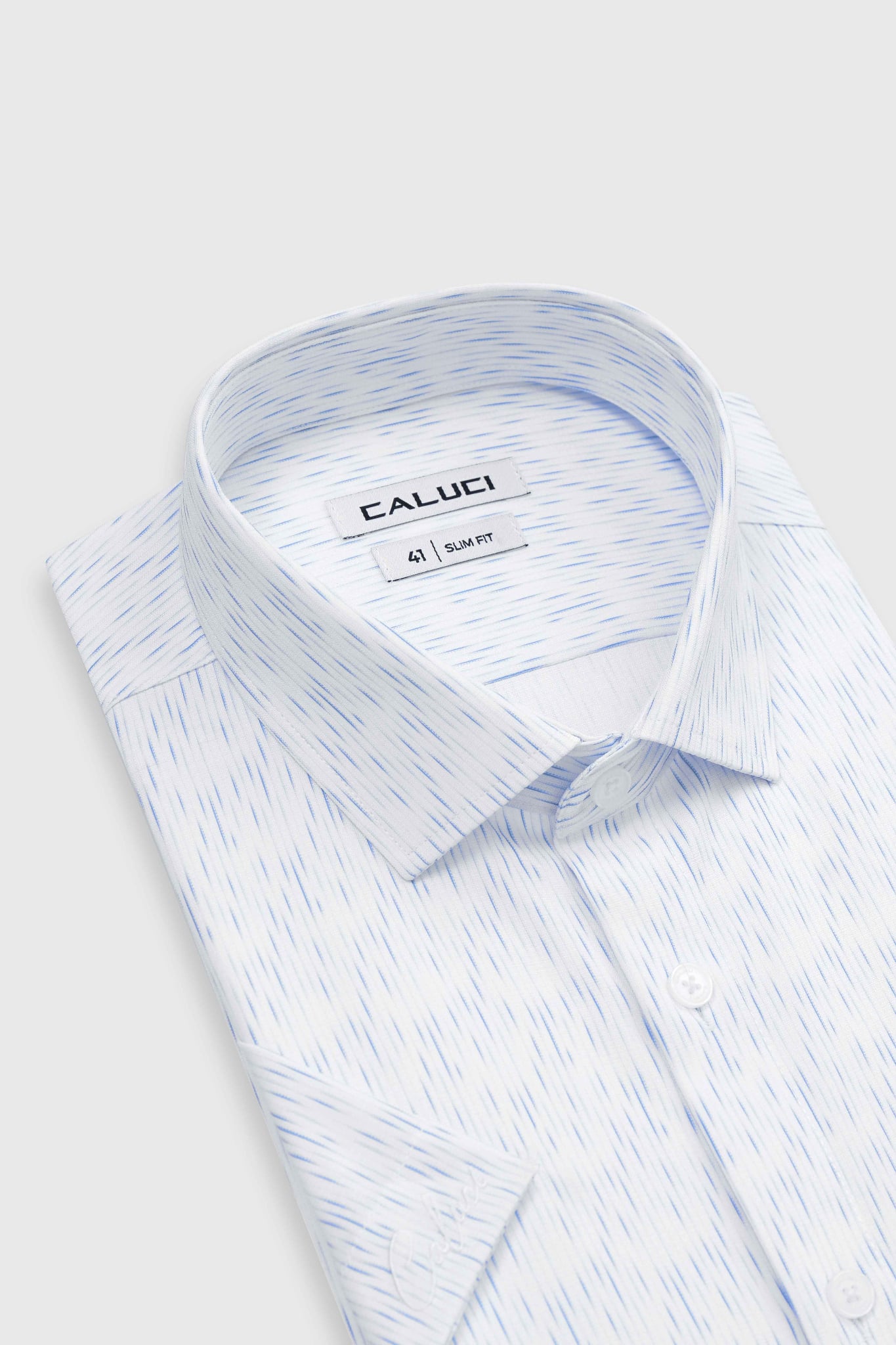 Áo sơ mi nam ngắn tay CALUCI MSS6379S