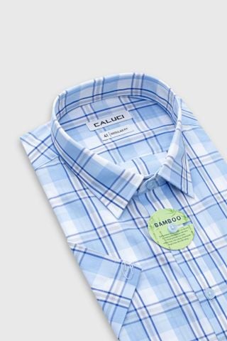 Áo sơ mi nam ngắn tay CALUCI MSS6364R