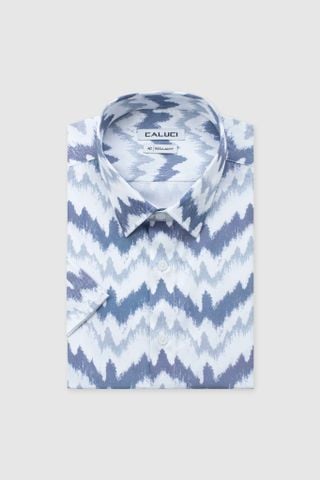 Áo sơ mi nam ngắn tay CALUCI MSS6373R