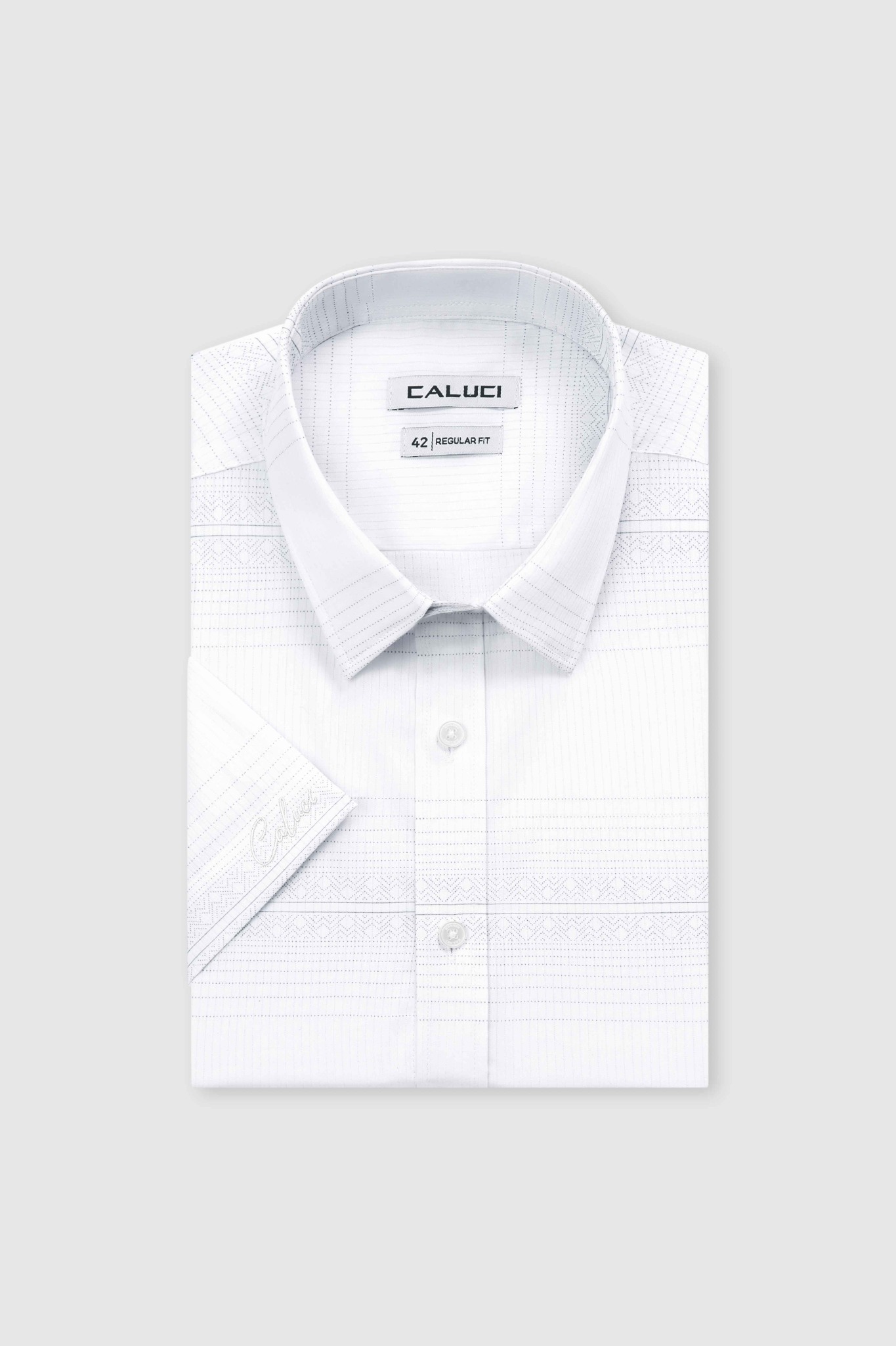 Áo sơ mi nam ngắn tay CALUCI MSS6354R