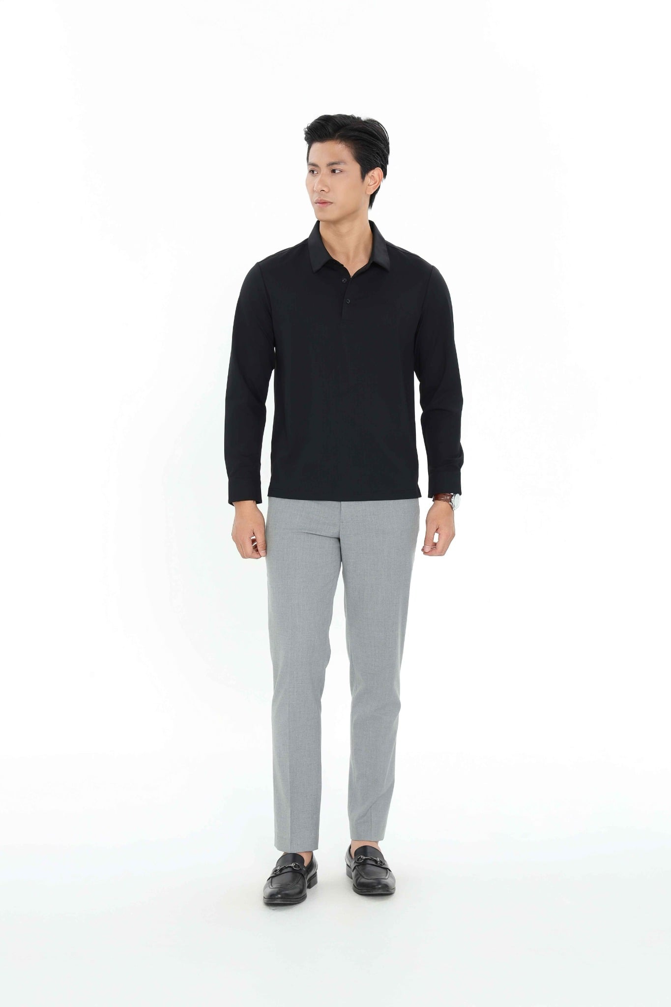 Áo Polo nam dài tay CALUCI MPL501R