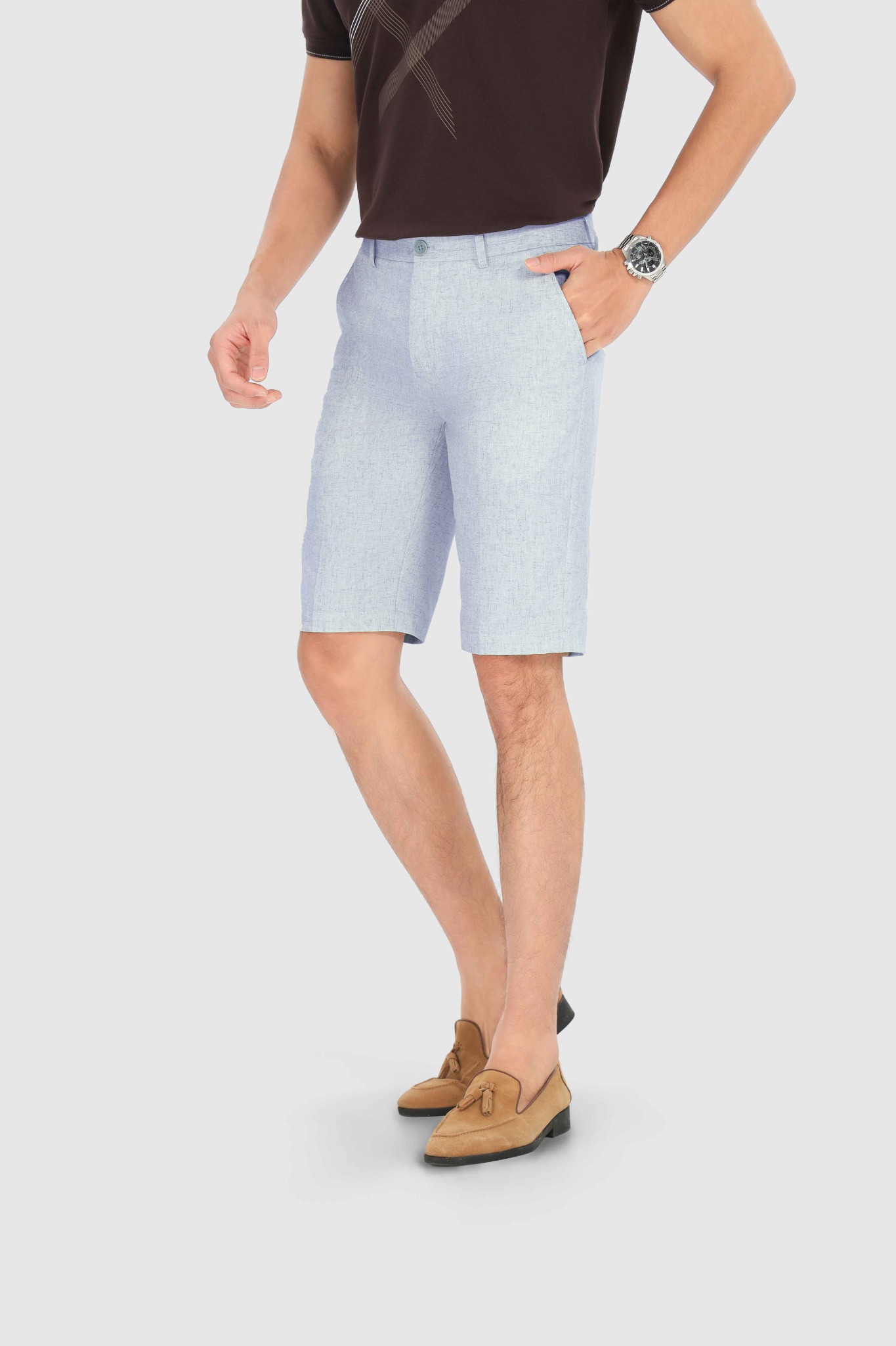 Quần short âu nam CALUCI MWS607R