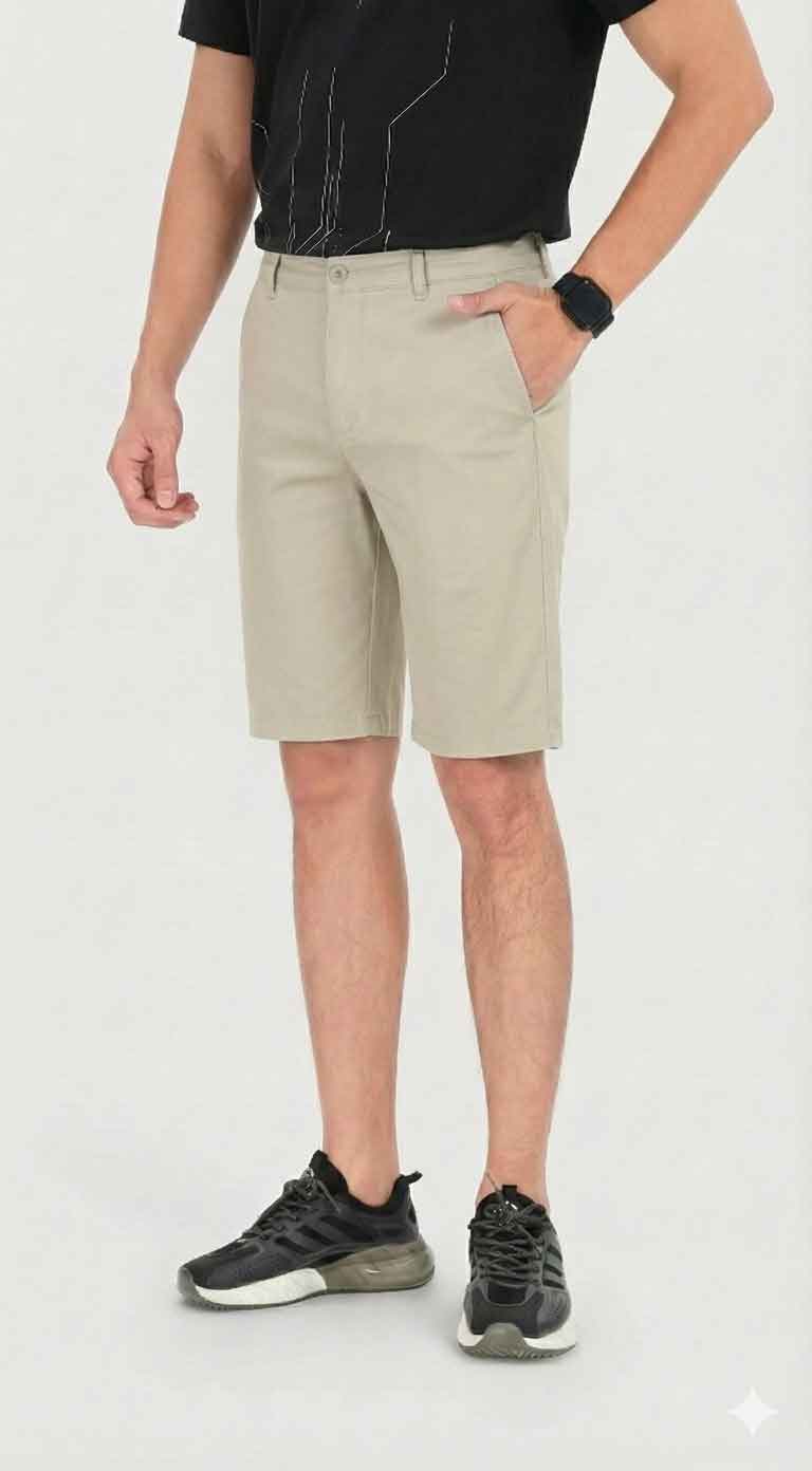 Quần short khaki nam CALUCI MKS625R