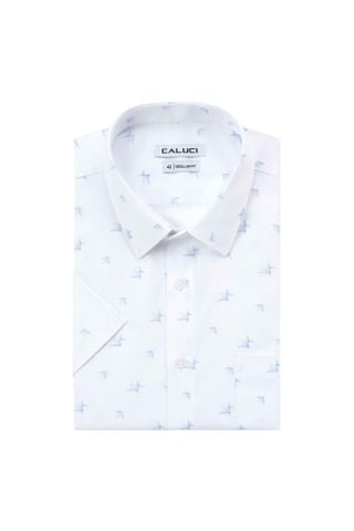 Áo sơ mi nam ngắn tay CALUCI MSS6432R
