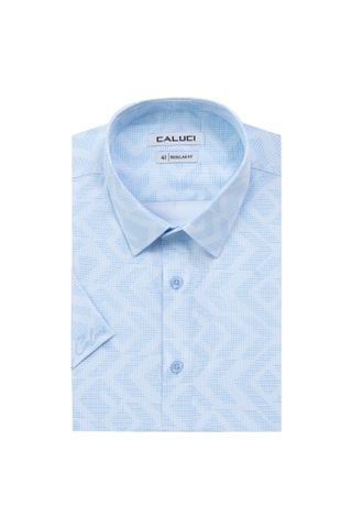 Áo sơ mi nam ngắn tay CALUCI MSS6392R