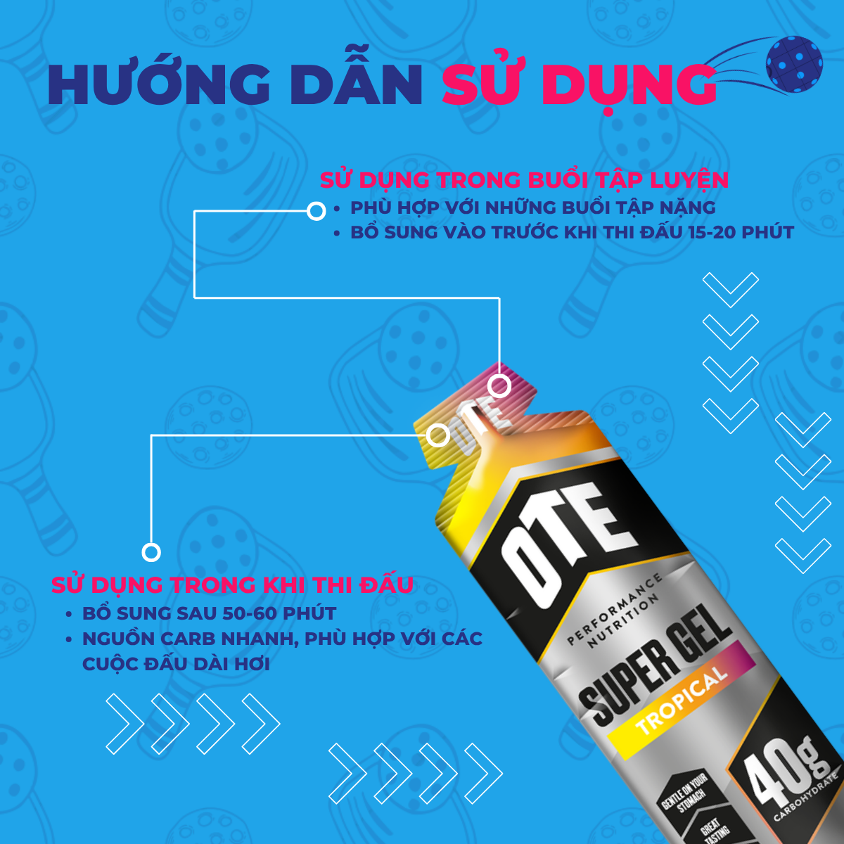  Thực phẩm bổ sung: OTE Super Gel Citrus (vị Cam chanh) 