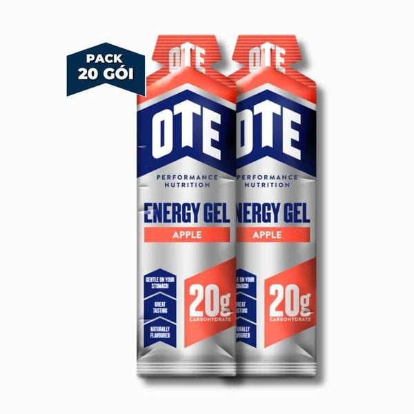  Pack 20 Gói OTE Energy Gel Vị Táo 
