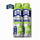  Pack 20 Gói Thực phẩm bổ sung OTE Lemon Lime Energy Gel (vị chanh) 