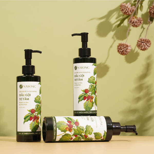  Dầu gội Bồ kết Tơ tằm - Phiên bản cải tiến tiết kiệm - 95% từ thiên nhiên - Ngăn rụng tóc, sạch gàu ngứa - Chai 200ml 