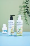  Sữa tắm Thảo Dược trẻ em Natonic - Giảm rôm sảy, mẩn ngứa, mụn lưng - Chai vòi nhấn 250ml 