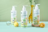  Sữa tắm Thảo Dược trẻ em Natonic - Giảm rôm sảy, mẩn ngứa, mụn lưng - Chai vòi nhấn 250ml 