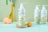  Sữa tắm Thảo Dược trẻ em Natonic - Giảm rôm sảy, mẩn ngứa, mụn lưng - Chai vòi nhấn 250ml 