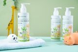  Sữa tắm Thảo Dược trẻ em Natonic - Giảm rôm sảy, mẩn ngứa, mụn lưng - Chai vòi nhấn 250ml 