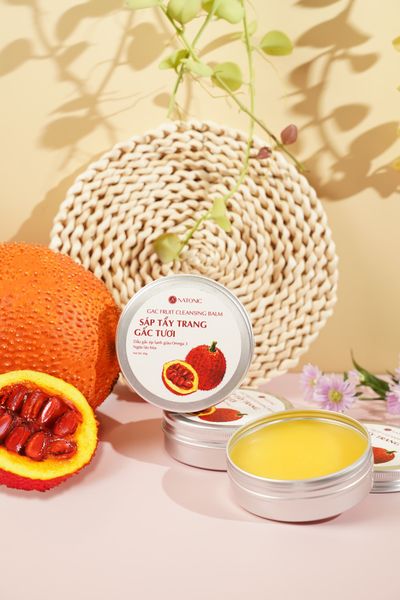  Sáp tẩy trang Gấc Tươi Natonic - Sạch sâu, da mềm mịn 