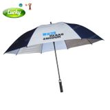 Dù Golf phối 2 màu xanh đen - trắng