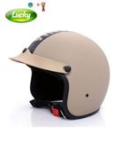 Nón bảo hiểm 3/4 màu nâu