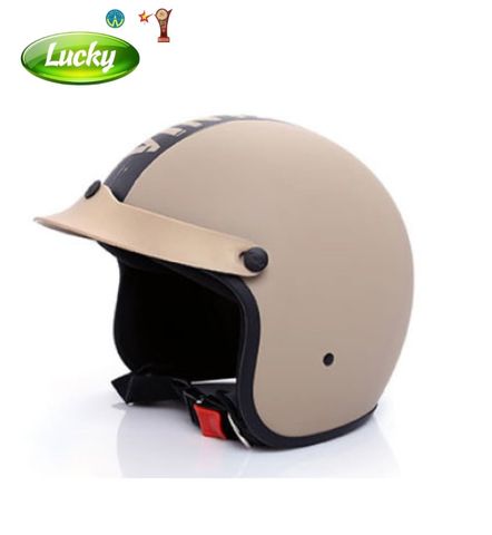 Nón bảo hiểm 3/4 màu nâu