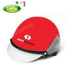 Nón bảo hiểm Techcombank phối viền da