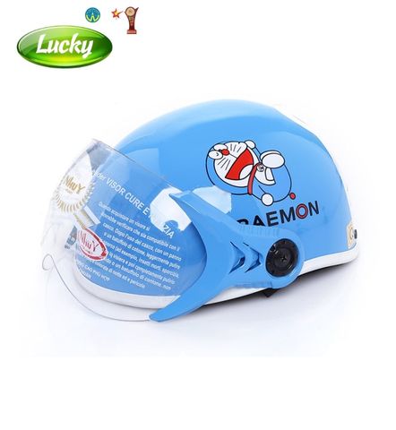 Nón bảo hiểm trẻ em Doremon có kính