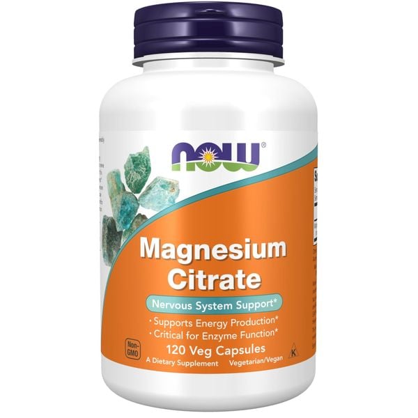 Now Magnesium Citrate 400mg - 120 viên