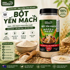 Bột Yến Mạch Nguyên Chất Daily Oats - 1kg