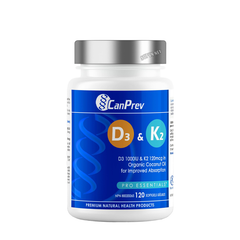 CanPrev Vitamin D3K2 -  120 Viên