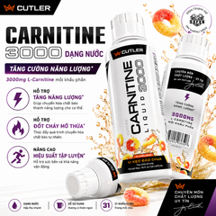 Cutler Liquid L-Carnitine 3000