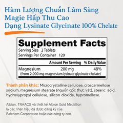 Doctor's Best Magnesium Glycinate 240 Viên