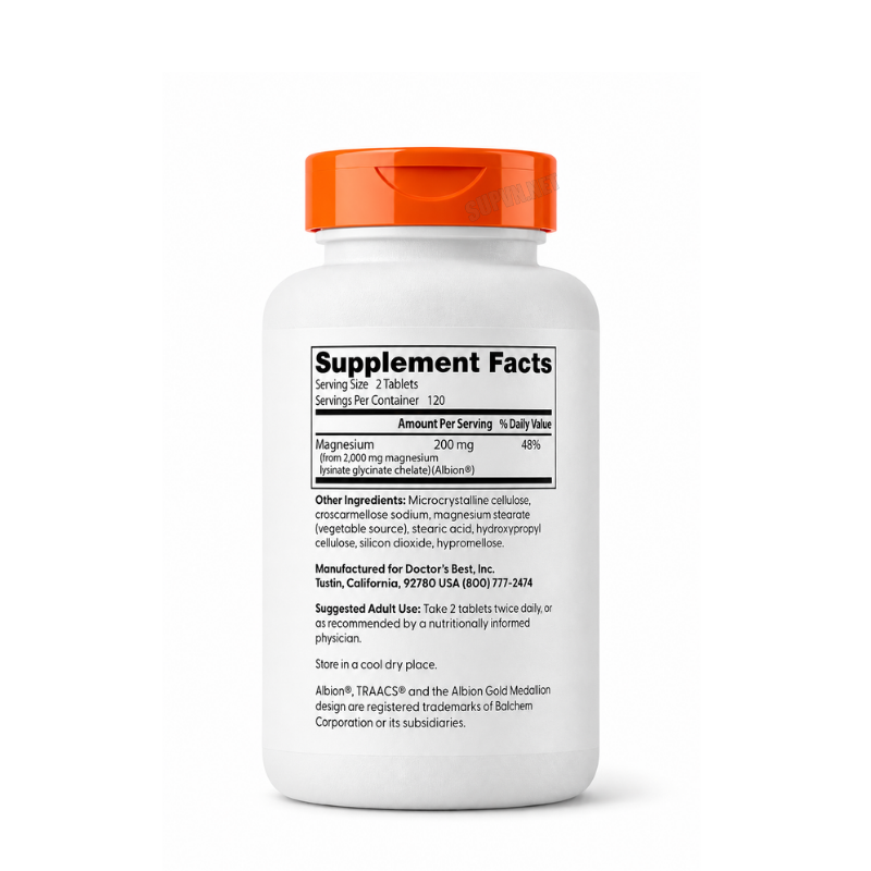 Doctor's Best Magnesium Glycinate 240 Viên