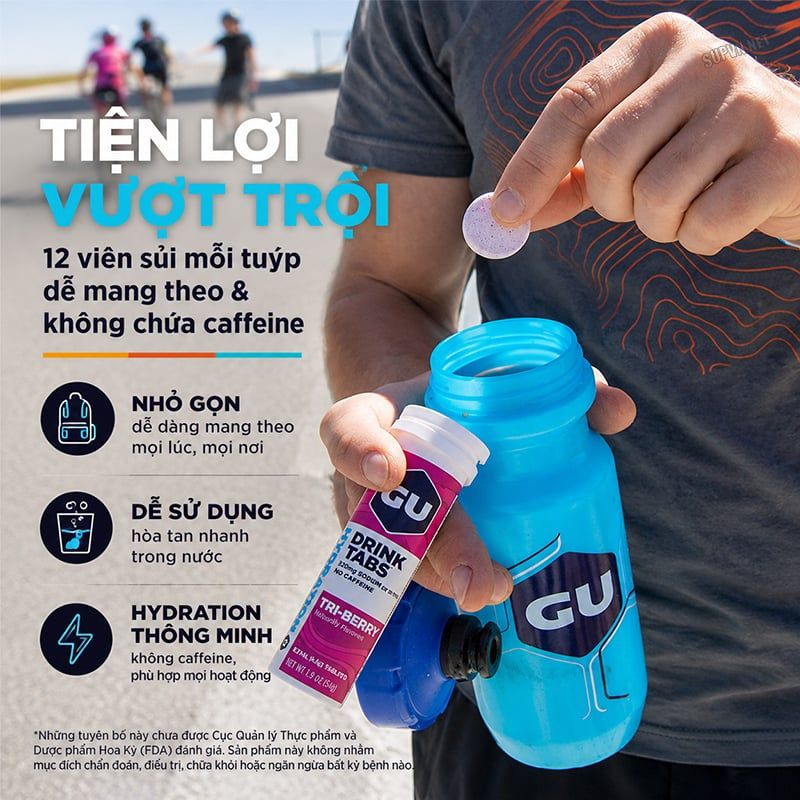 Viên Sủi Điện Giải GU - Hydration Drink Tabs