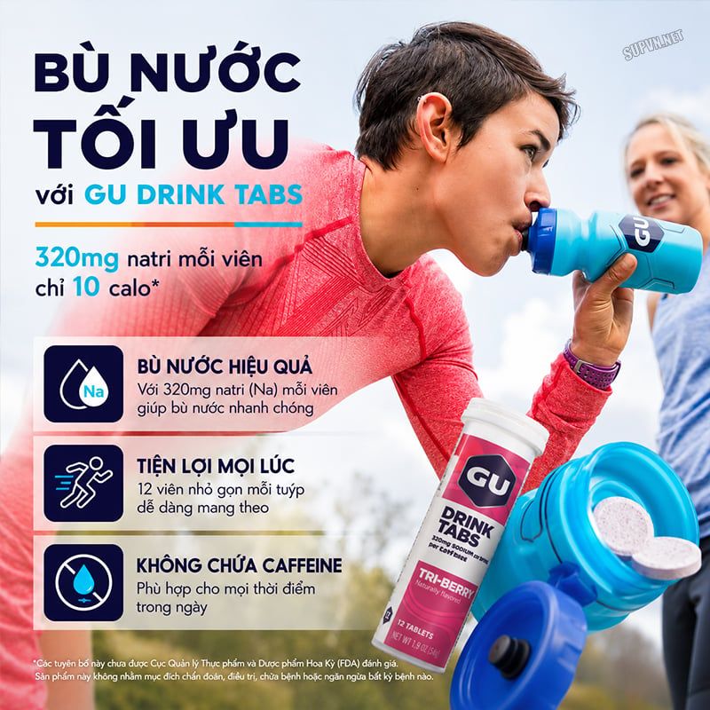 Viên Sủi Điện Giải GU - Hydration Drink Tabs
