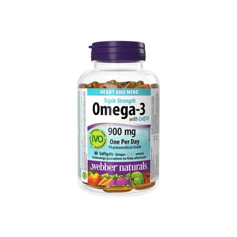 Webber Naturals Triple Strength Omega-3 900mg COQ10