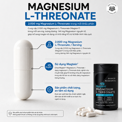 Sports Research Magnesium L-Threonate Magtein 2000mg 135 Viên