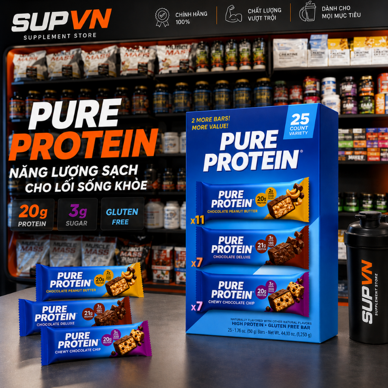 Pure Protein Bar - Hộp 25 Thanh
