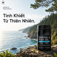 Sports Research Omega-3 Fish Oil 1250mg 150 Viên