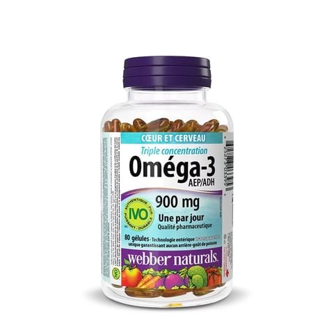 Webber Naturals Triple Strength Omega 3 900mg