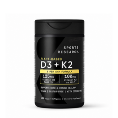 Sports Research Vitamin D3 K2 5000 IU 160 Viên