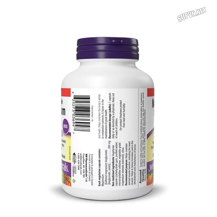 Magnesium Bisglycinate 200mg - 120 viên