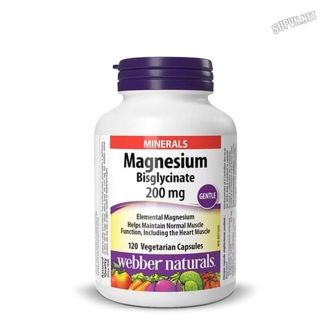Magnesium Bisglycinate 200mg - 120 viên