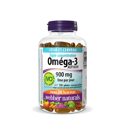 Webber Naturals Triple Strength Omega-3 900mg