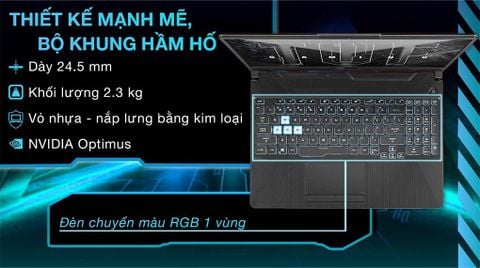  Asus TUF Gaming A15 FA506NF R5 7535HS/ RAM 8GB/ SSD 512GB/15.6' FHD 144Hz /Nvidia RTX2050 4GB/Win11 