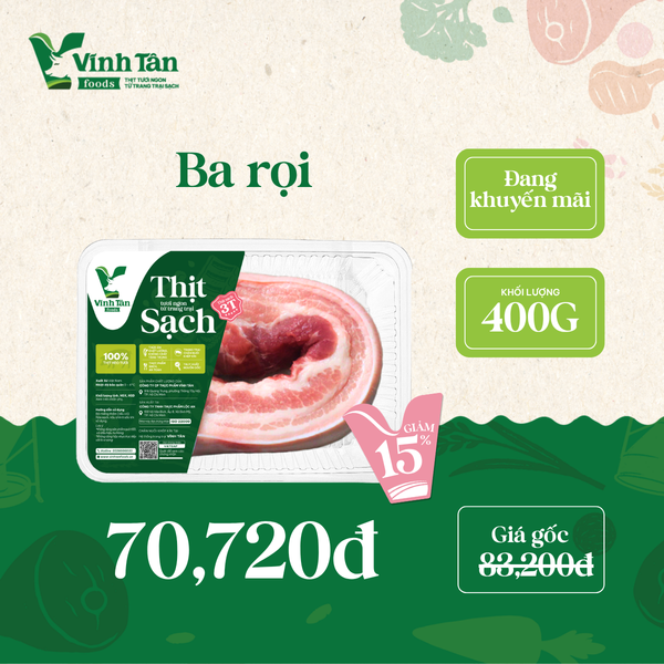  BA RỌI HEO 400G | DEAL ĐỘC QUYỀN TẠI WEBSITE 