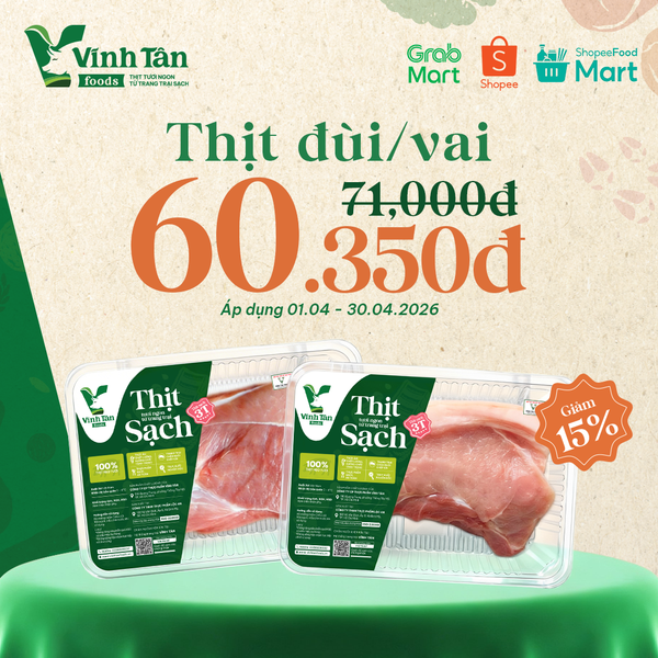  THỊT VAI HEO 