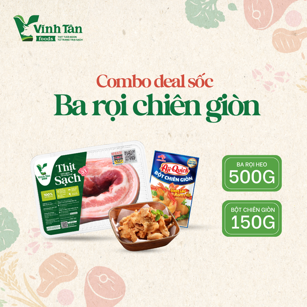  COMBO BA RỌI CHIÊN GIÒN | DEAL SỐC 
