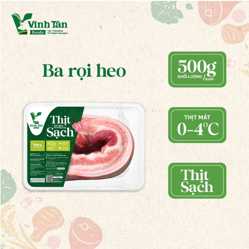 Ba rọi heo - 100% tươi ngon từ gốc | Cửa hàng thịt heo sạch TPHCM ...